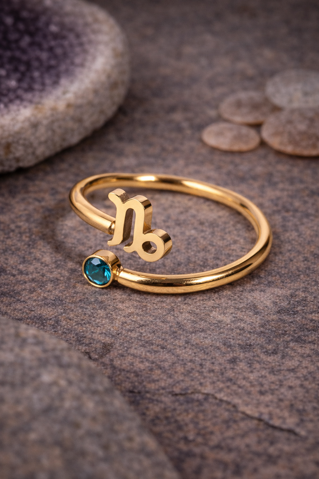 ANELLI ZODIACALI | ANELLI ACCIAIO INOX CON CRISTALLI | PIETRE NATURALI | ANELLO SEGNO ZODIACALE