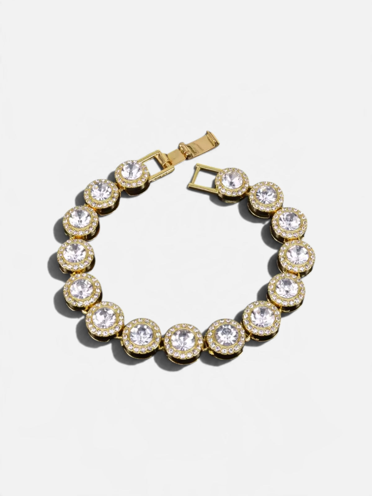 Collana e Bracciale Tennis Acciaio e Cristalli | Lumière Royale Colore Oro Argento