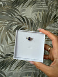 Anello argento ametista scura