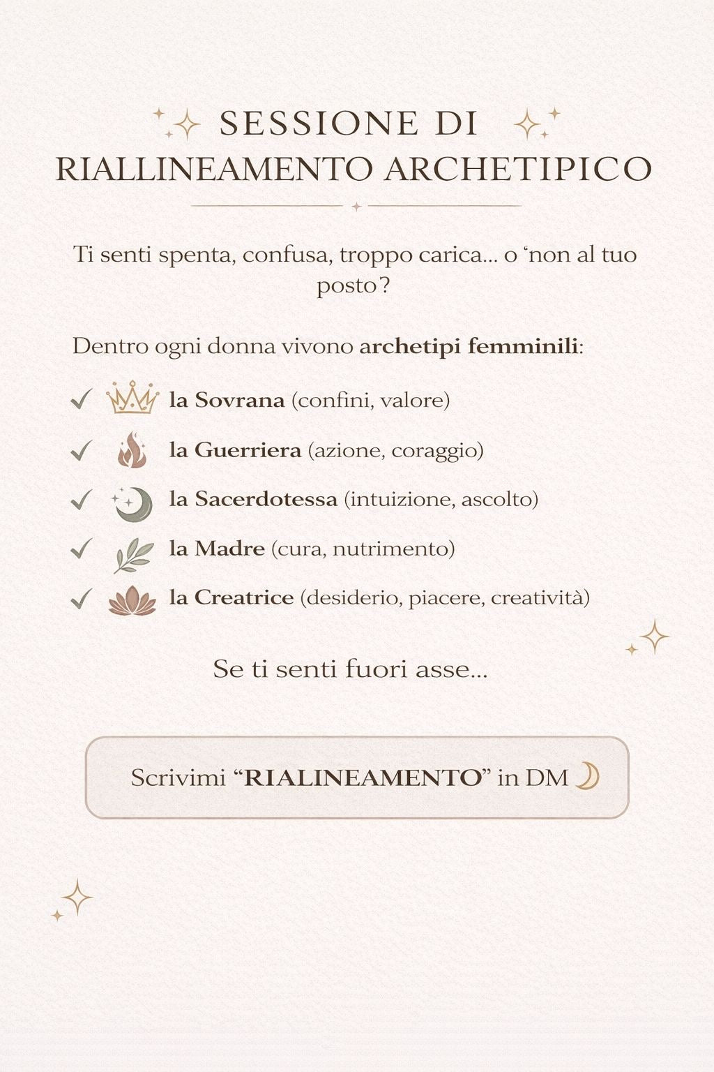 ✨ Sessione di Riallineamento Archetipico

Lettura Energetica Personalizzata degli Archetipi Femminili