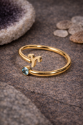 ANELLI ZODIACALI | ANELLI ACCIAIO INOX CON CRISTALLI | PIETRE NATURALI | ANELLO SEGNO ZODIACALE