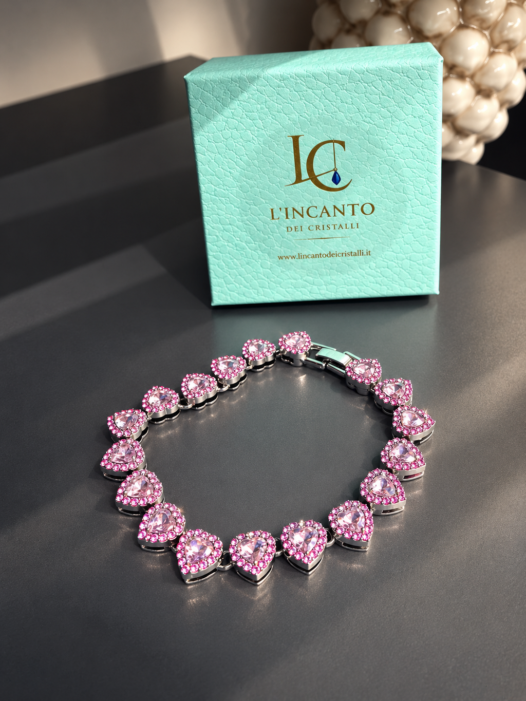 Lidia | Cuori di Luce | Collana e Bracciale Tennis con Zirconi ✨