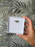 Anello argento labradorite