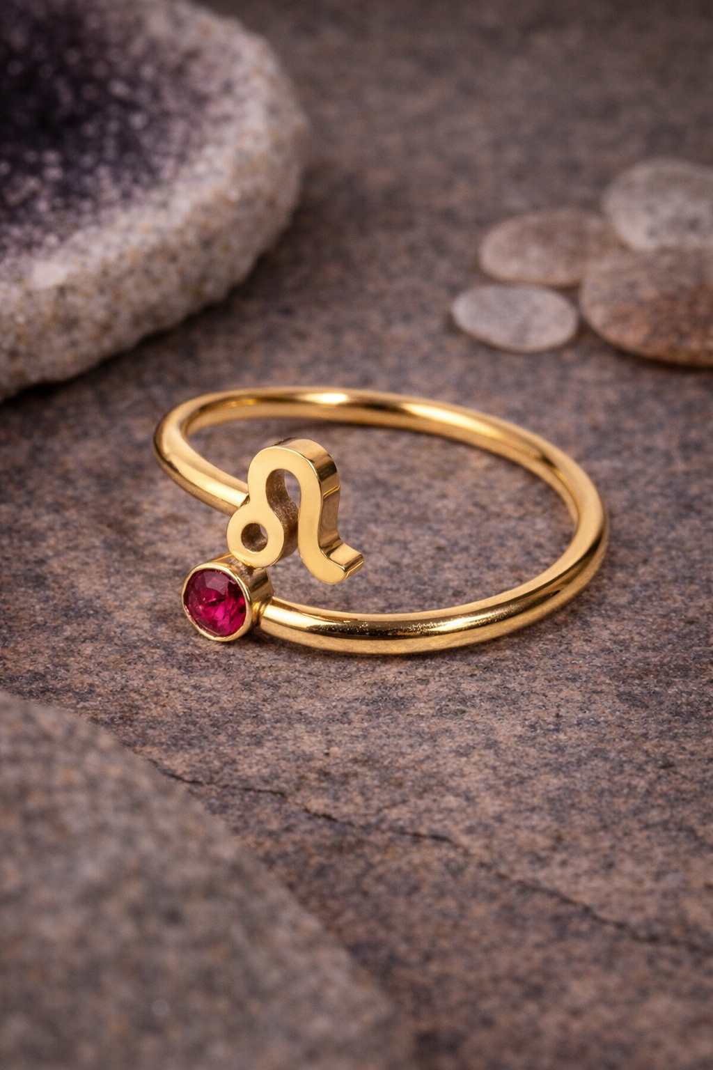 ANELLI ZODIACALI | ANELLI ACCIAIO INOX CON CRISTALLI | PIETRE NATURALI | ANELLO SEGNO ZODIACALE