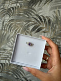Anello ametista argento