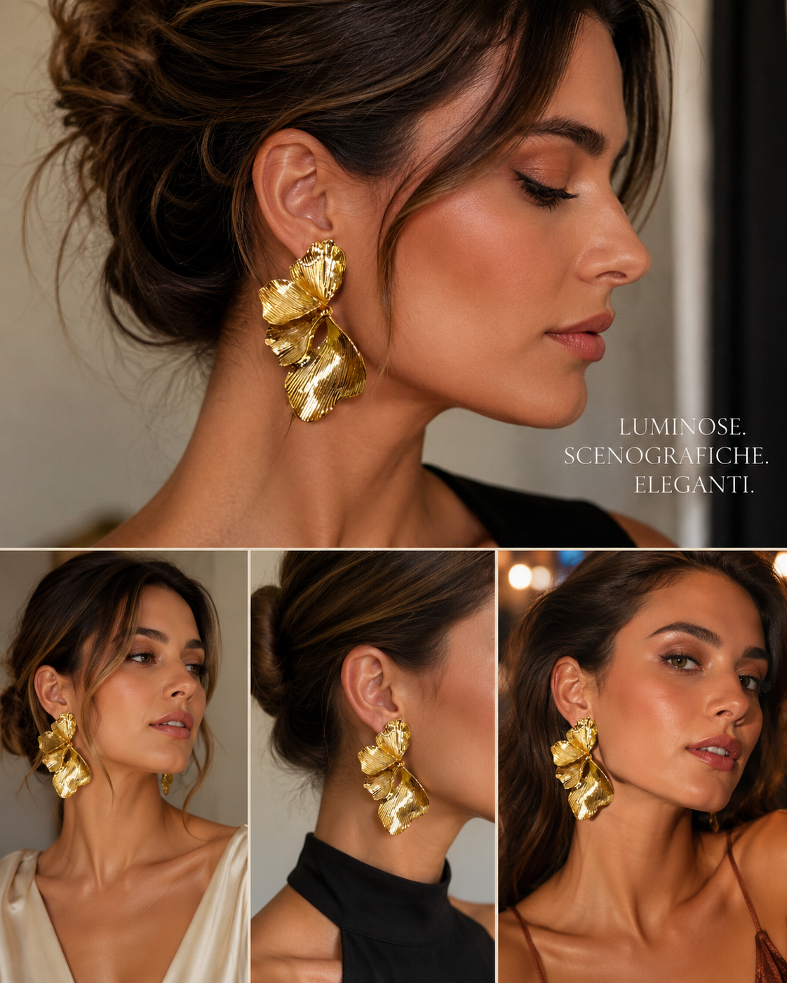 Soléa – Orecchini Placcati Oro